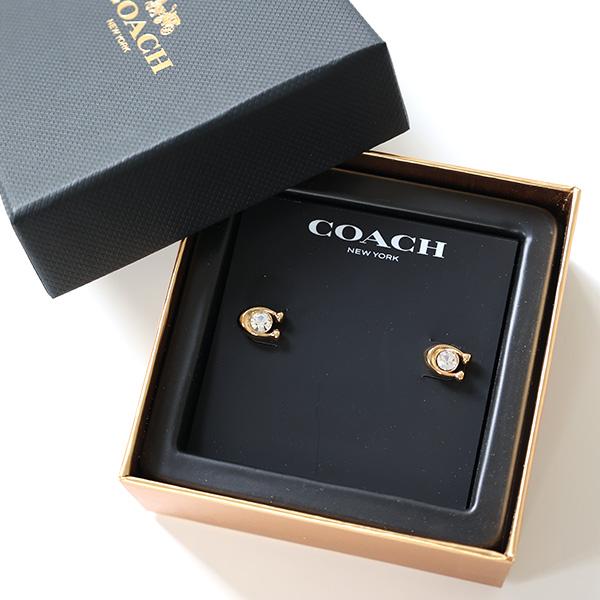 COACH（コーチ） ピアス C Logo Crystal Earrings 37440614 GLD110
