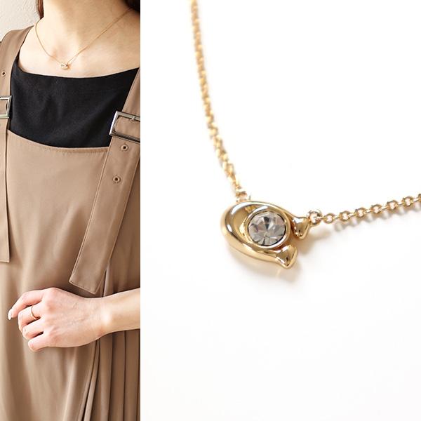 COACH Coach コーチ ネックレス ピアス C Logo Crystal Necklace