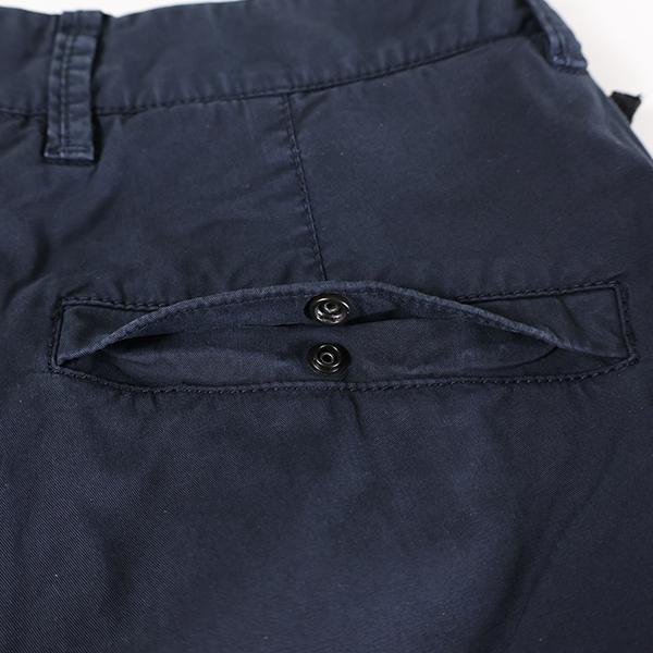 ストーンアイランド stone コットンカーゴパンツ STONE ISLAND - STRETCH COTTON WOOL SATIN, GARMENT DYED