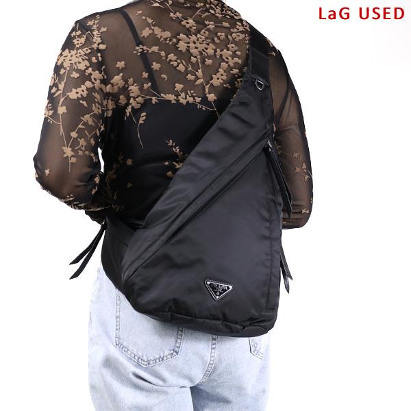 PRADA（プラダ） 【中古品】PRADA ボディバッグ Re-Nylon×Leather