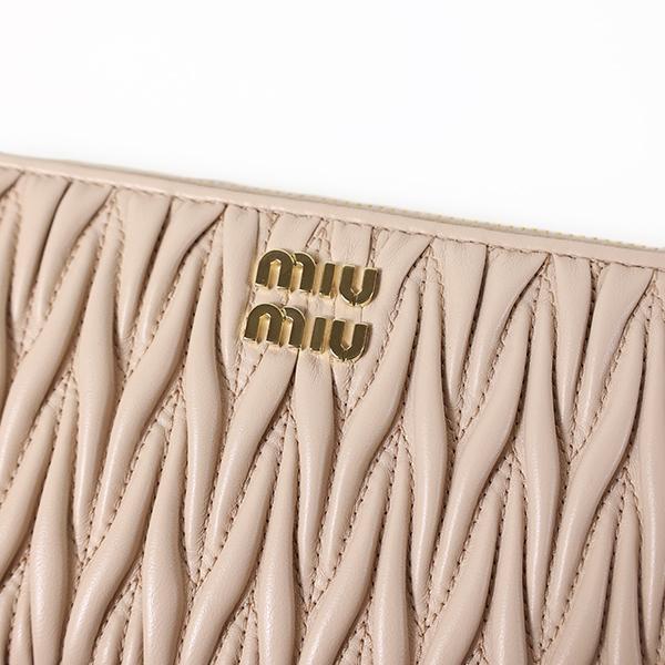 miu miu（ミュウミュウ） 長財布 Large Matelasse Around Wallet