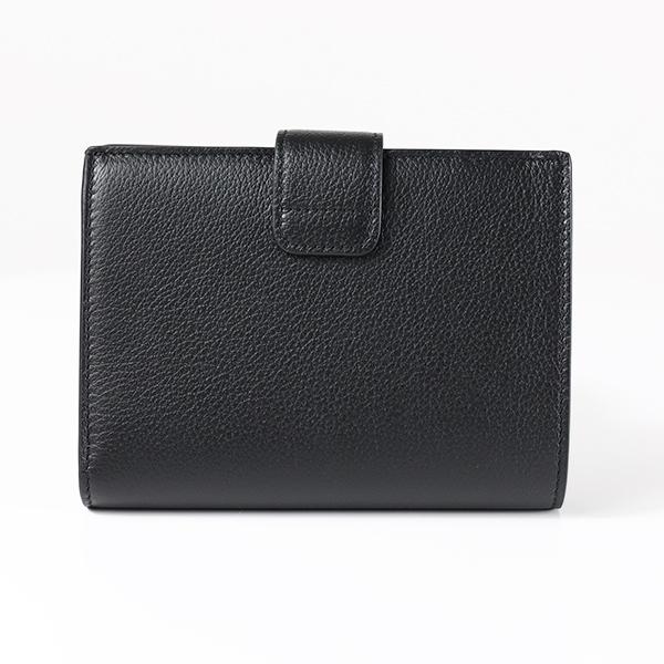 TRIOMPHE CELINE セリーヌ 二つ折り財布 Triomphe Medium Strap Wallet