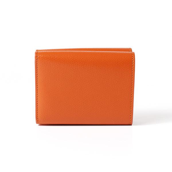 FENDI　三つ折り財布 マイクロトリフォード コンパクトウォレット　オレンジ FENDI（フェンディ） 三つ折り財布 メンズ ミニ財布 トリフォード ロゴ