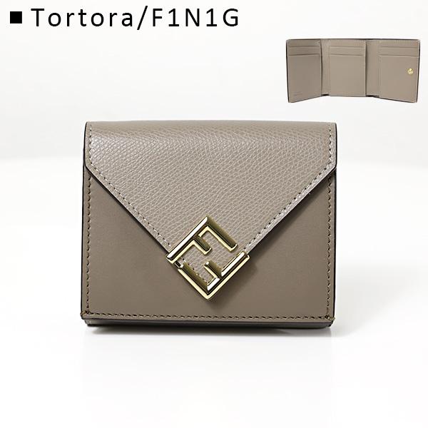 FENDI グレー 三つ折り財布 フェンディ 三つ折り財布/ミニ財布 財布 レディース ピーカブー