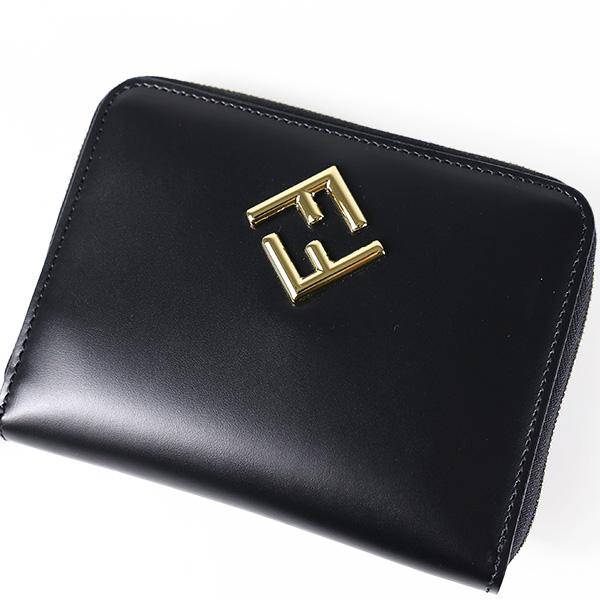 FENDI（フェンディ） 二つ折り財布 FF Diamond Zip Around Bi-Fold