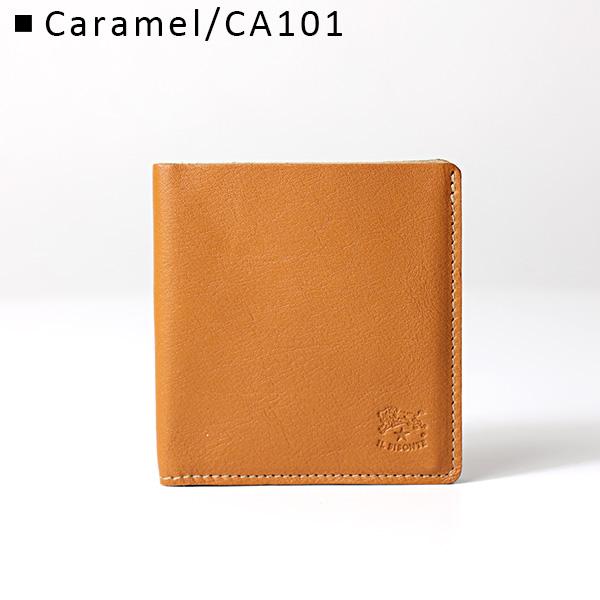 【新品未使用】イルビゾンテ ニつ折り財布 ☆オレンジ（ライトブラウン） ☆ イルビゾンテ IL BISONTE 二つ折り財布 SMW028 OR102 CLASSIC MEDIUM