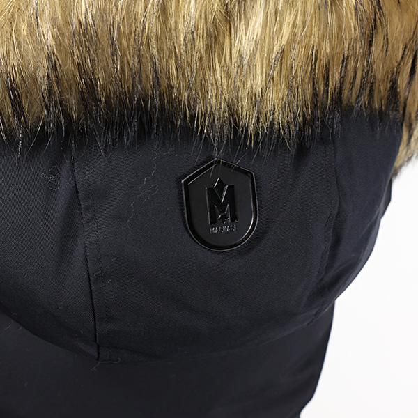 MACKAGE マッカージュ ダウンジャケット KINSLEE-F Down Jacket レディース 撥水 耐水 フード付き ラクーンファー ダウンコート ロゴ アウター LaG Onlinestoreの画像