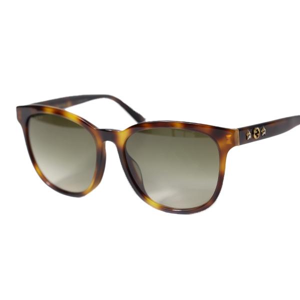 GUCCI グッチ サングラス べっ甲 ゴールド ユニセックス ケース付き GUCCI（グッチ） サングラス Sunglasses 0232SK 003 56 レディース