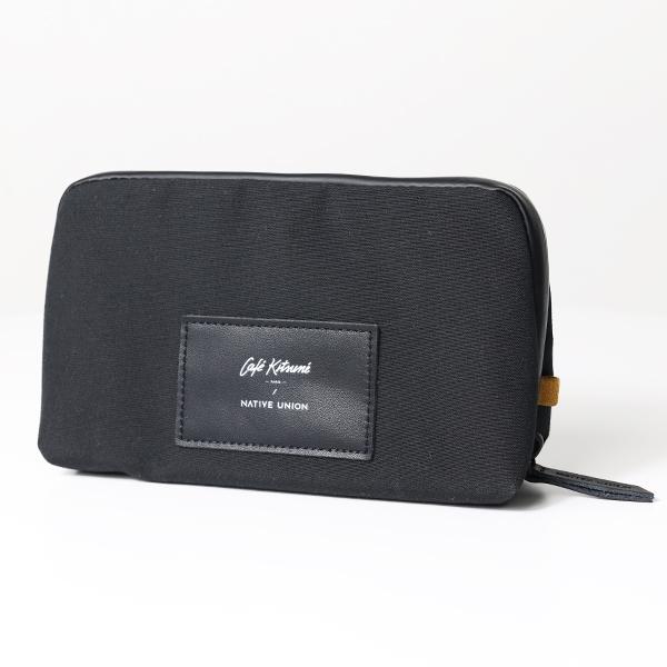 MAISON KITSUNE（メゾン キツネ） ポーチ Cafe Kitsune Logo Pouch