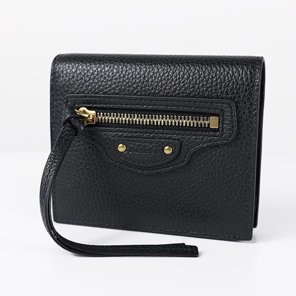 ✨️極美品 バレンシアガ クラシック ネオ 二つ折り財布 ファスナー 付属品付き BALENCIAGA（バレンシアガ） 二つ折り財布 NEO Classic Mini Wallet