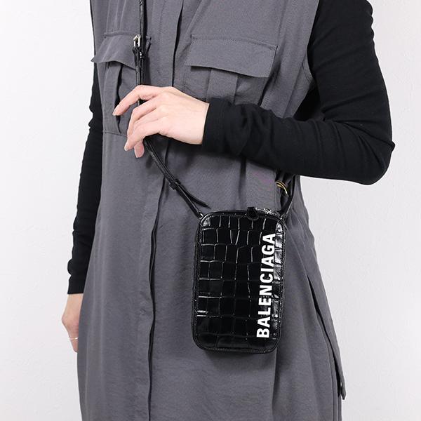 BALENCIAGA（バレンシアガ） スマホショルダー CASH Crocodile Phone