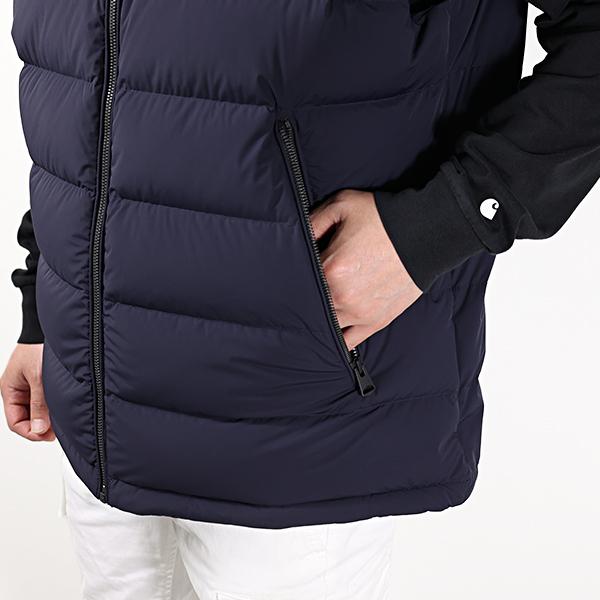 MACKAGE マッカージュ ダウンベスト Down Vest BOBBIE-Z メンズ アウター ストレッチ フードなし スタンドカラー シリコンロゴ LaG Onlinestoreの画像