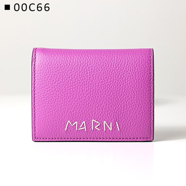 MARNI 二つ折り財布　ミニ財布　ピンク/ボルドー　マルニ MARNI 二つ折り財布 ミニ財布 ピンク/ボルドー マルニ MARNI
