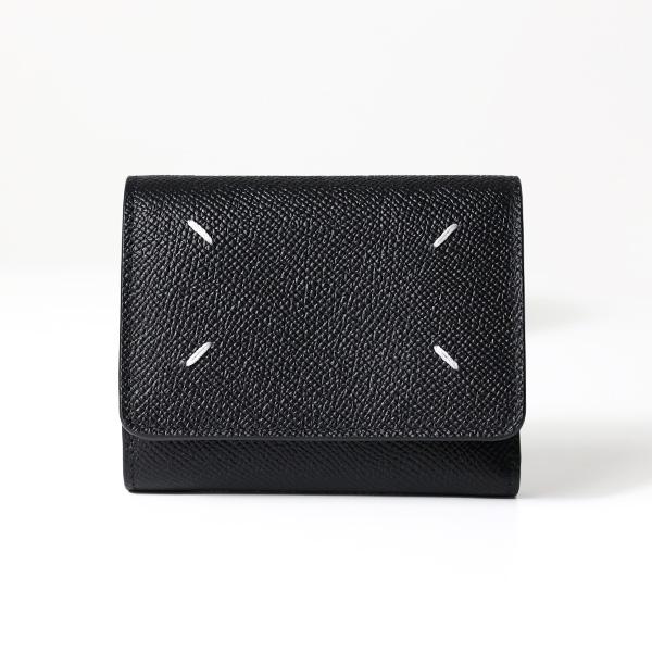Maison Margiela メゾン マルジェラ 三つ折り財布 SA3UI0017U P4745 レザー ミニ財布 小銭入れあり 豆財布 4ステッチ Tri-Fold Wallet LaG Onlinestoreの画像