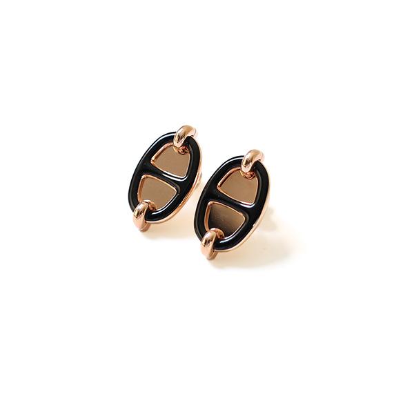 HERMES エルメス ピアス Mini Maillon Earrings ミニ マイヨン