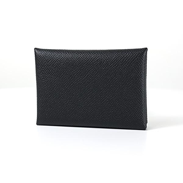 HERMES エルメス コインケース Calvi Duo Mini Wallet カルヴィ デュオ 083035CK エプソン レザー W刻印 カードケース 名刺入れ ミニ財布 LaG Onlinestoreの画像