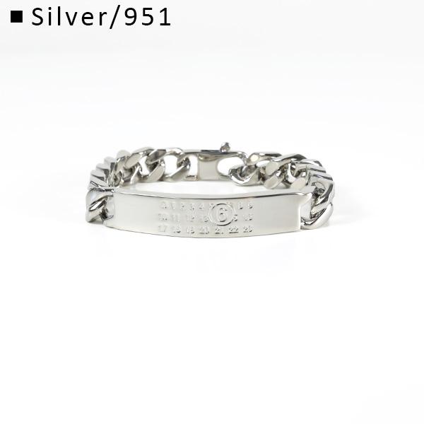 【新品】MM6 ロゴ チェーン ブレスレット シルバー メンズ レディース 兼用 MM6 エムエムシックス チェーンブレスレット Chain Bracelet SM6UY0049