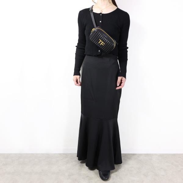 TOM FORD トムフォード ボディバッグ Quilted Leather Logo Belt Bag L1411T ICL019 ベルトバッグ レザー クラッチバッグ ロゴ クロスボディ LaG Onlinestoreの画像