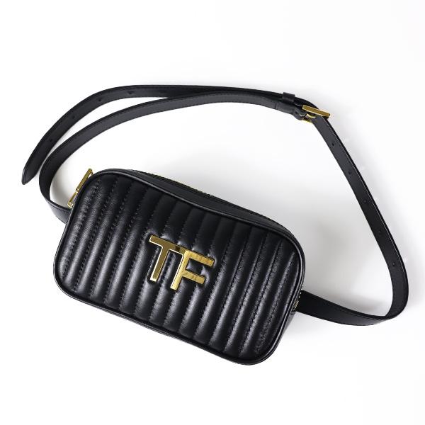 TOM FORD トムフォード ボディバッグ Quilted Leather Logo Belt Bag L1411T ICL019 ベルトバッグ レザー クラッチバッグ ロゴ クロスボディ LaG Onlinestoreの画像