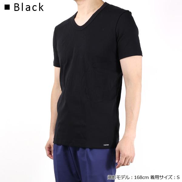 TOM FORD トムフォード Tシャツ Cotton V-Neck T-Shirt T4M09 1040 