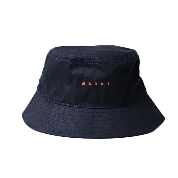 MARNI マルニ バケットハット　ネイビー MARNI マルニ ハット 帽子 CLZC0110S0UTC311 オーガニック