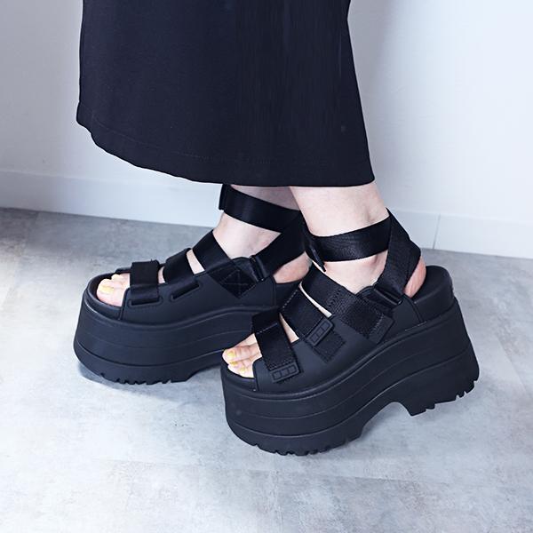 UGGアグ　Golden Riseゴールデンライズ　24cm 厚底サンダル UGG Australia サンダル GOLDENRISE アグ ゴールデンライズ