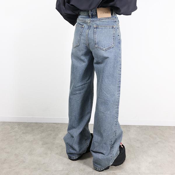 LOEWE（ロエベ） デニムパンツ Button fly Wide Denim Pants 
