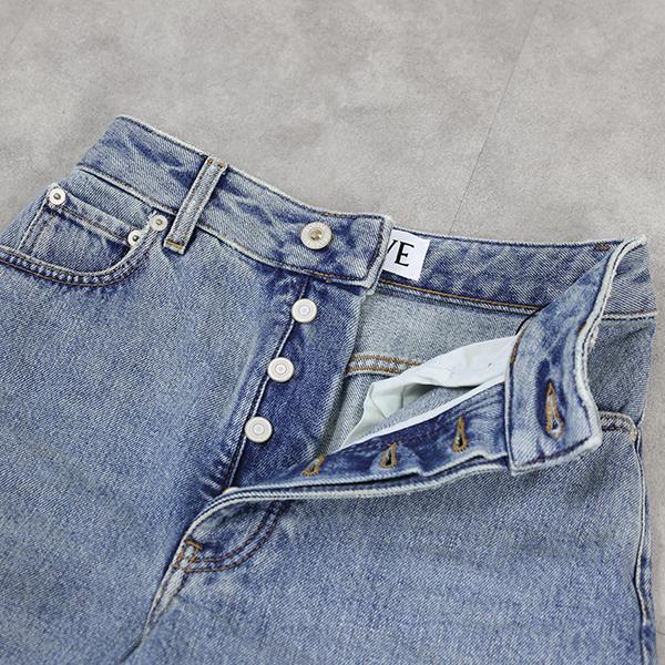 LOEWE（ロエベ） デニムパンツ Button fly Wide Denim Pants