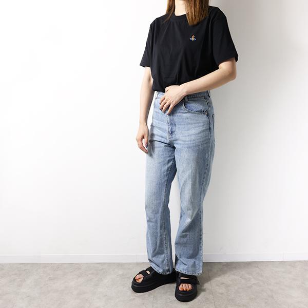 Vivienne Westwood オーブ刺繍 コットン クルーネック Tシャツ Vivienne Westwood（ヴィヴィアンウエストウッド） Tシャツ Orb