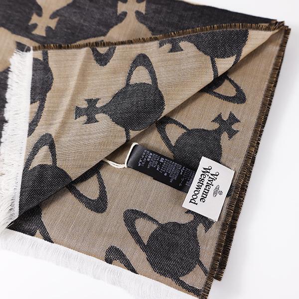 ヴィヴィアンウエストウッドビッグオーブ マフラー　イタリア製　最終値下げ Vivienne Westwood（ヴィヴィアンウエストウッド） マフラー 国内正規