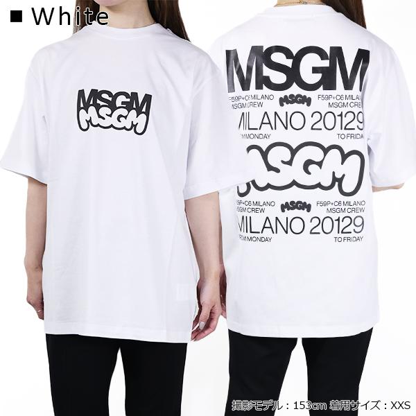 MSGM（エムエスジーエム） Tシャツ Logo T-Shirts 3441MDM102 237002
