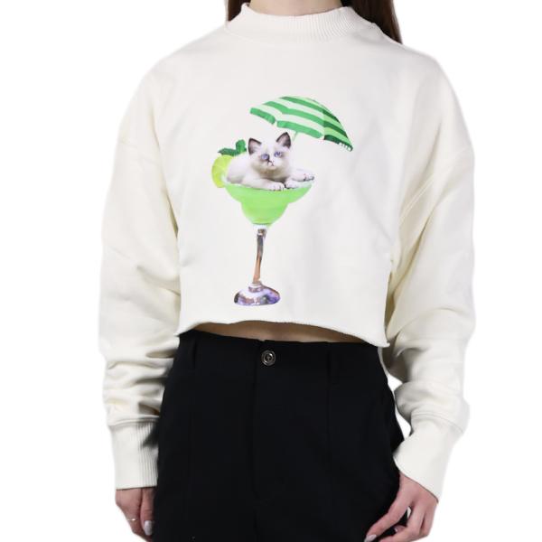 MSGM（エムエスジーエム） スウェットシャツ Cropped Sweatshirts