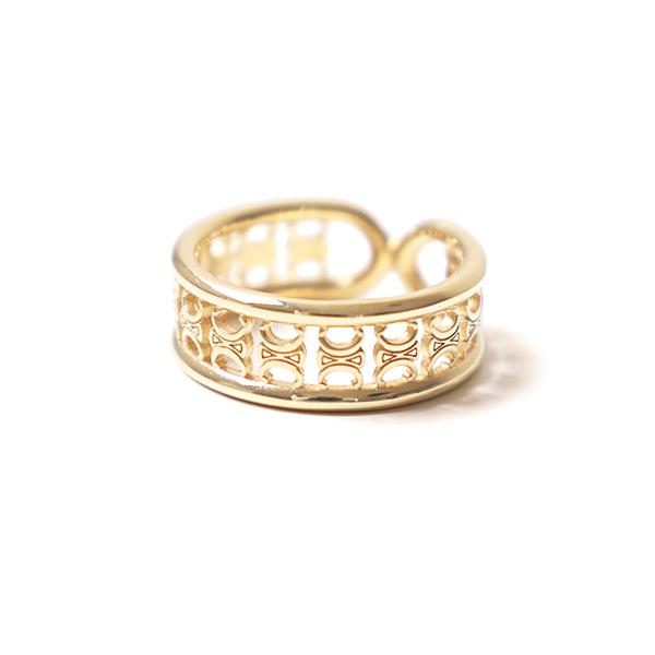 新品未使用　celine ラージリング セリーヌ トリオンフ ラージ リング 指輪 ＃54 14号 バー