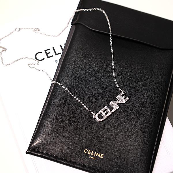 CELINE セリーヌ ネックレス Monochroms Strass Necklace