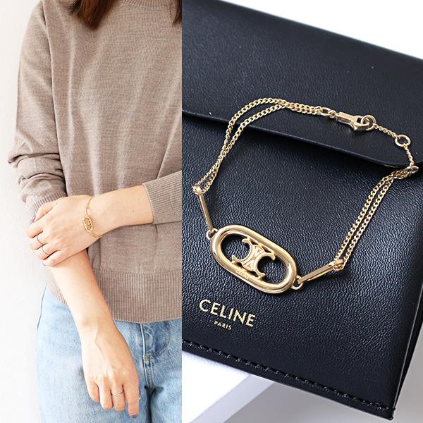 【⭐︎⭐︎⭐︎】セリーヌ　ブレスレット　オリオンフ CELINE（セリーヌ） ブレスレット Triomphe Bracelet 46S906BRA