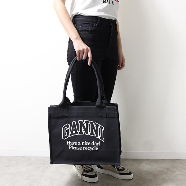 GANNI Ganni ガニー トートバッグ LARGE EASY SHOPPER Tote Bag