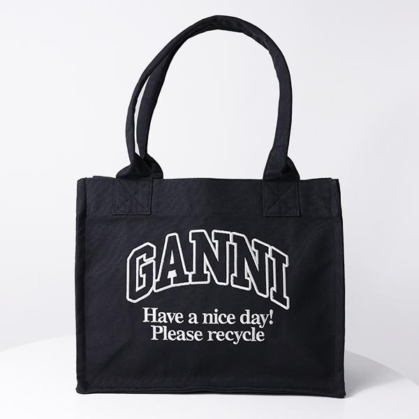 GANNI Ganni ガニー トートバッグ LARGE EASY SHOPPER Tote Bag