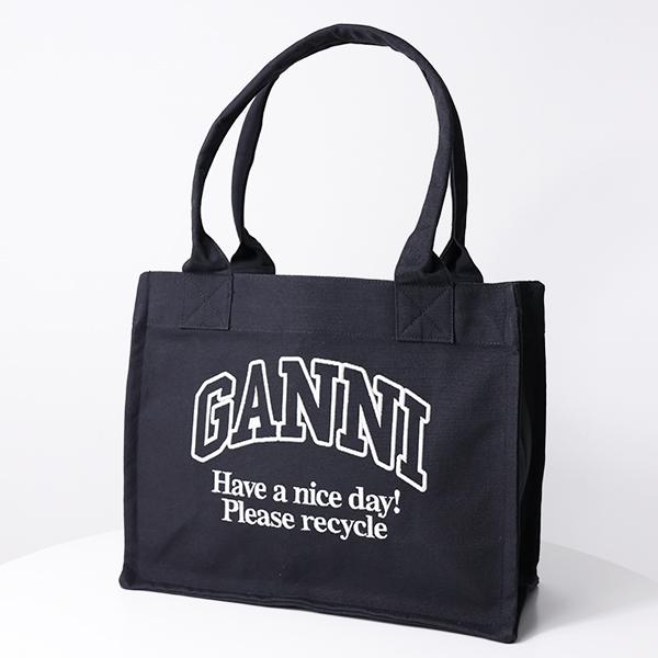 GANNI Ganni ガニー トートバッグ LARGE EASY SHOPPER Tote Bag