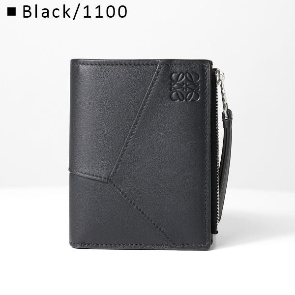 LOEWE ロエベ 二つ折り財布 Puzzle Edge Slim Compact Wallet パズル エッジ  C510W73X08 レザー コンパクト ウォレット ミニ財布 アナグラム LaG Onlinestoreの画像