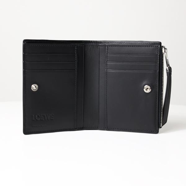 LOEWE ロエベ 二つ折り財布 Puzzle Edge Slim Compact Wallet パズル エッジ  C510W73X08 レザー コンパクト ウォレット ミニ財布 アナグラム LaG Onlinestoreの画像