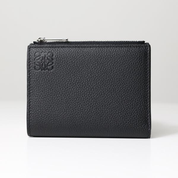 ロエベ　アナグラム　二つ折り　財布　コンパクト　ウォレット　ブラック LOEWE（ロエベ） 二つ折り財布 Slim Compact Wallet スリム コンパクト