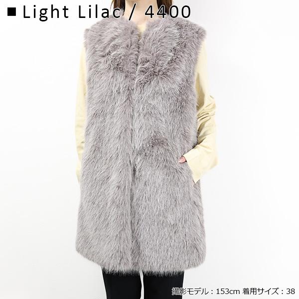 ベスト・ジレ HERNO FW25 'Resort' vest (GC00065DR12627 9300) HERNO ヘルノ ファーベスト Resort Fur Long Vest リゾート