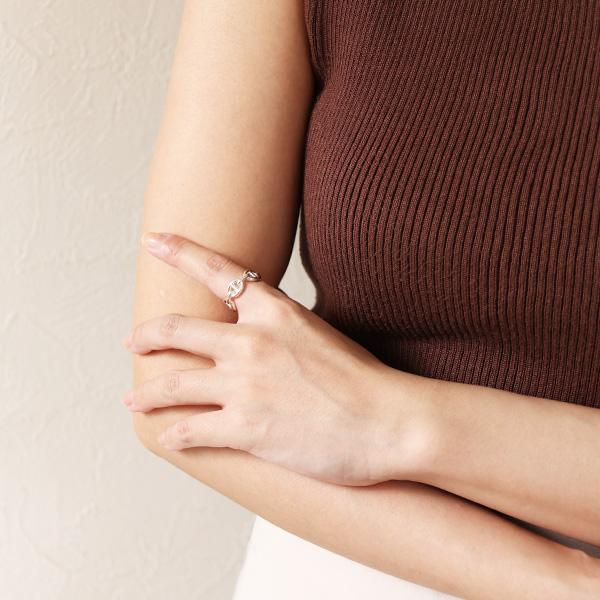 HERMES アンシェネリング PM 52号 シルバー シェーヌ・ダンクル 《 新品 》 エルメス シェーヌダンクル