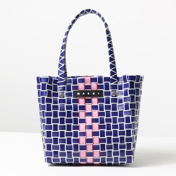 MARNI MARKET Criss-Cross ミニ バスケットバッグ MARNI（マルニ） 【LaGアウトレット】MARNI キッズ ハンドバッグ MICRO