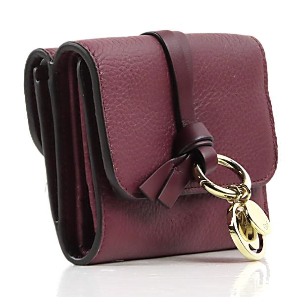 Chloe（クロエ） 【LaGアウトレット】Chloe 三つ折り財布 ALPHABET Tri