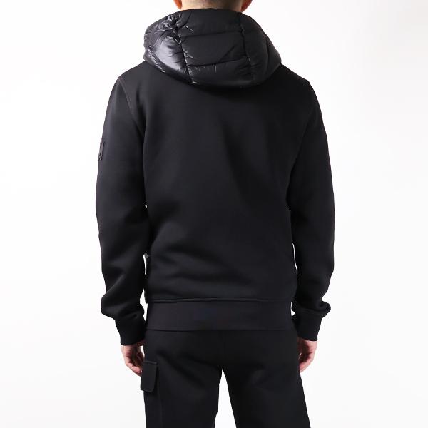 MACKAGE マッカージュ ダウンジャケット Light Down Jacket FRANK-R メンズ フード付き 切り替え コンビブルゾン ロゴパッチ アウターの画像