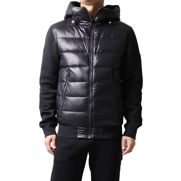 MACKAGE マッカージュ ダウンジャケット Light Down Jacket FRANK-R メンズ フード付き 切り替え コンビブルゾン ロゴパッチ アウターの画像