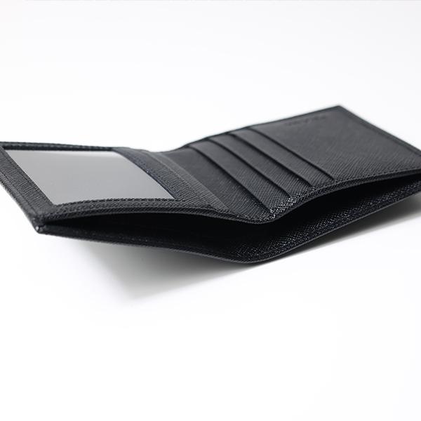 PRADA（プラダ） 二つ折り財布 Saffiano Leather Wallet 2MO010 QHH