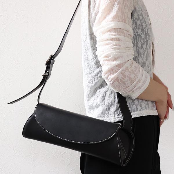 JIL SANDER カンノーロ スモール ブラック JIL SANDER Jil Sander ジルサンダー ショルダーバッグ Cannolo Small