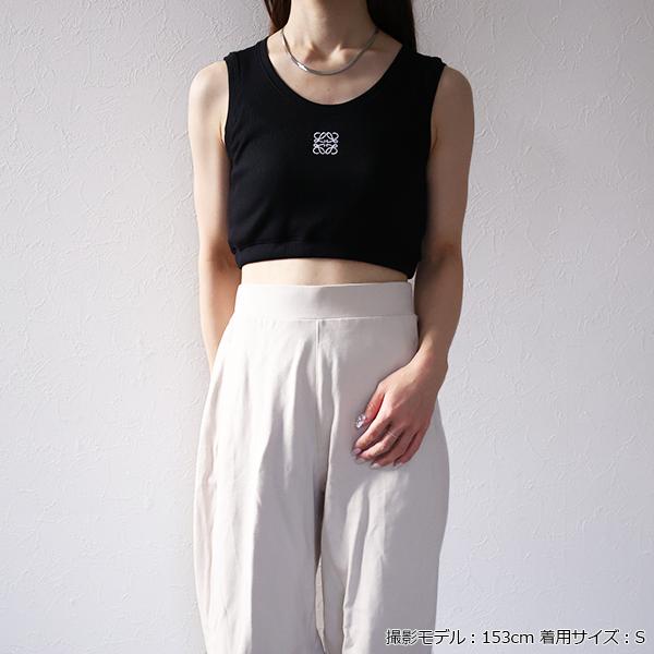 LOEWE ロエベ　タンクトップ　サイズS LOEWE ロエベ タンクトップ ANAGRAM TANK TOP ブラック